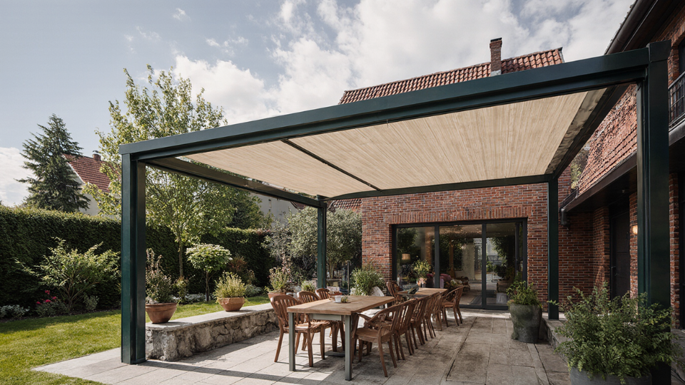 Terrassenüberdachung mit Montage in der Nähe - Überdachung mit Unterdachmarkise