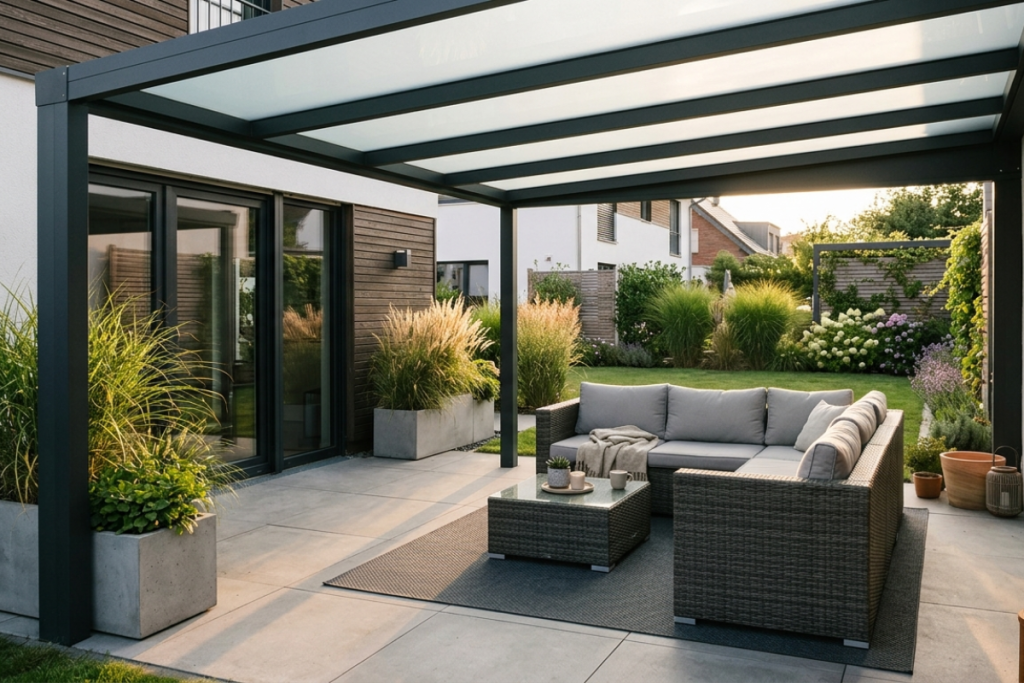 Terrasse neu gestalten - Schöner Gartern mit neuem Terrassendach